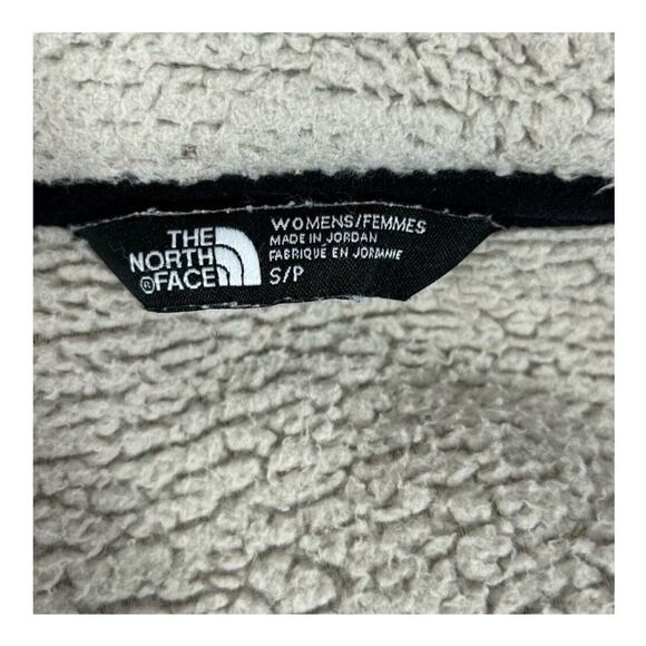 The North Face Sherpa Teddy Jacket Tan Cream Small Fleece Zip Classic - Picture 13 of 16